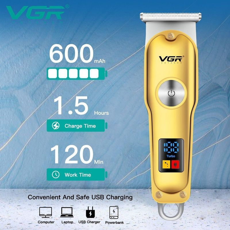 VGR V-290 Trimmer 300 min Gold - Image 4