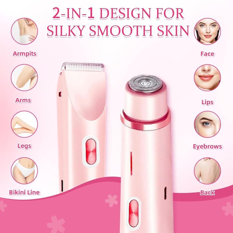 SEVENSPACE 2 in 1 Electric Women Shaver & Body Hair Trimmer - Image 4