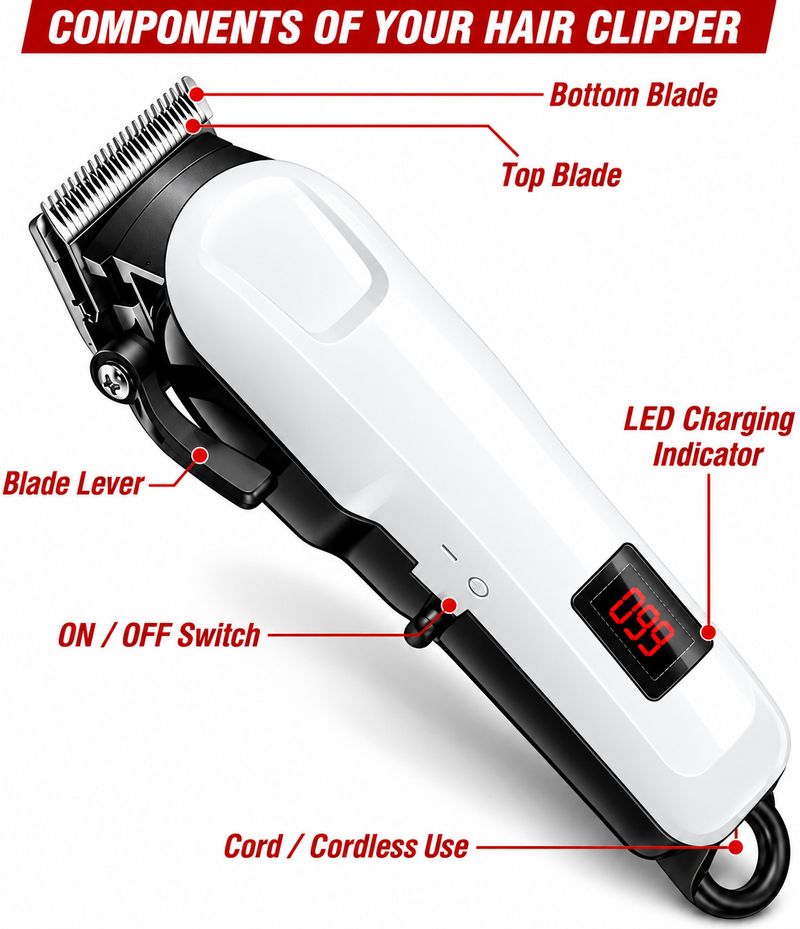 LAVNIK Professional Cordless Hair Trimmer - Image 3