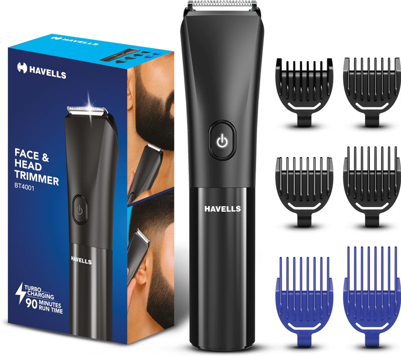 Havells BT4001 Beard & Hair Trimmer, Black - Image 3