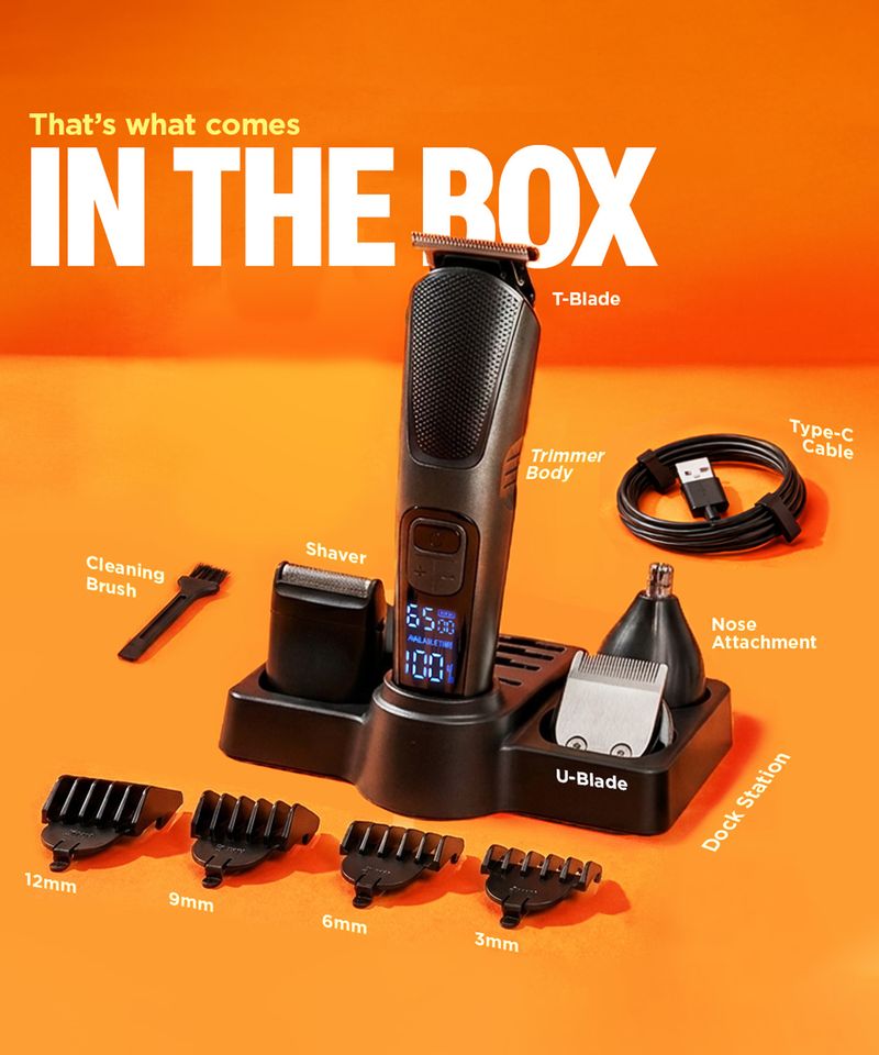 BOMBAY SHAVING COMPANY 12 in 1 Full Body Trimmer - Image 4