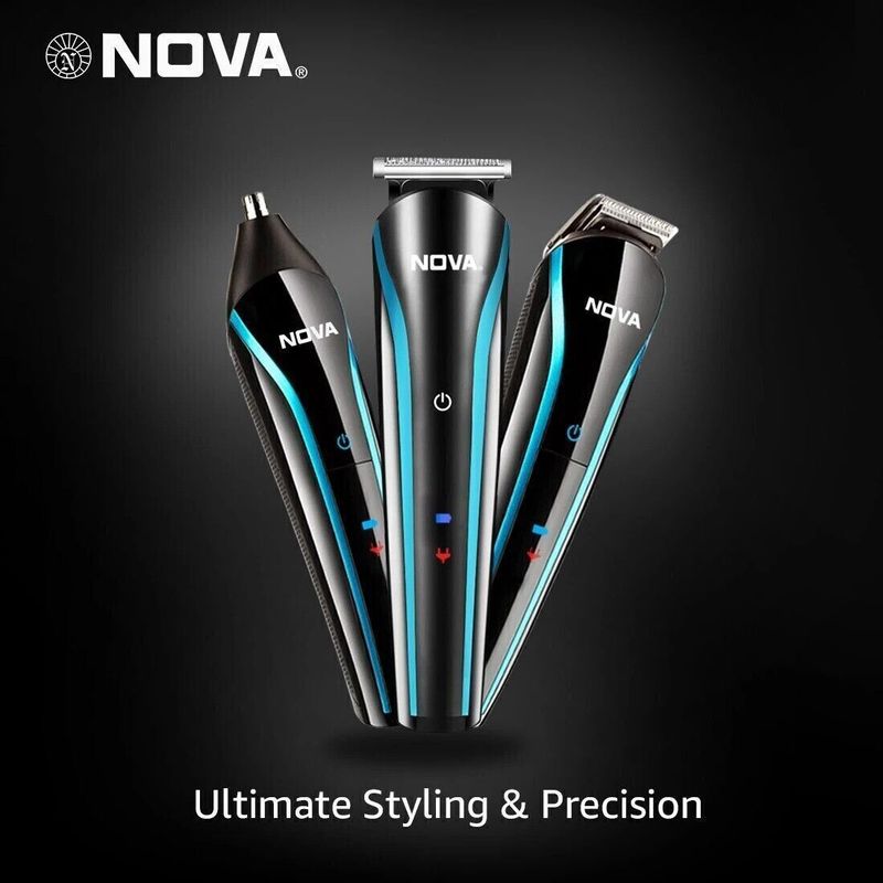NOVA NG 1145 Beard Trimmer 60 min Black Blue - Image 3