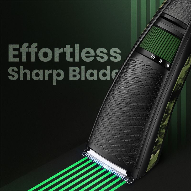 VGR V-053 Camouflage Rechargeable Hair Clipper - Image 4