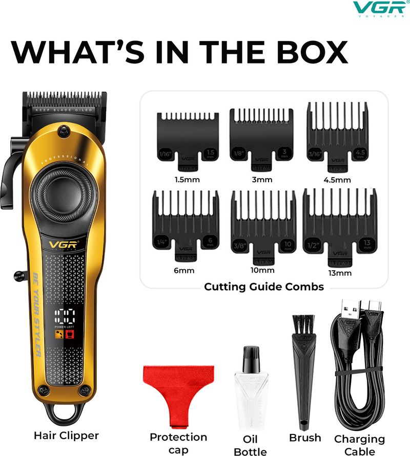 VGR VL-786 Professional Hair Clipper - Image 6