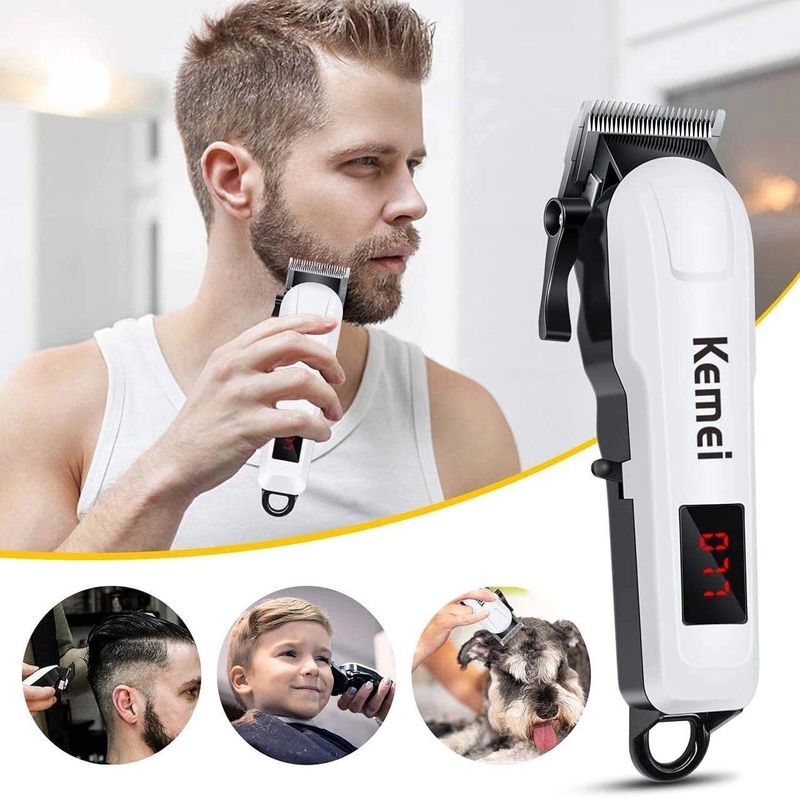 Kemei KM-809A Rechargeable Hair Trimmer - Image 3