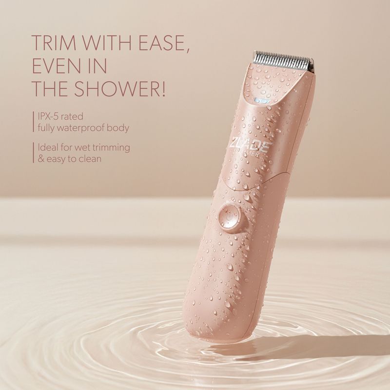 Zlade Summer Intimate Hair Removal Trimmer for Women (Pink) - Image 8