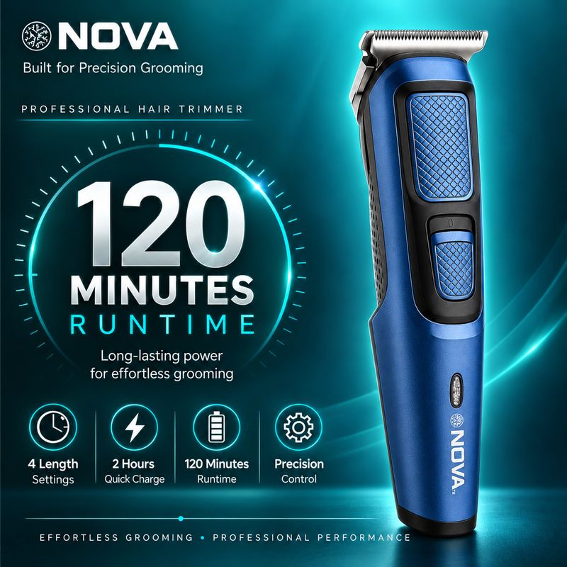 NOVA NHT-1136 Trimmer 120 min Runtime - Image 6