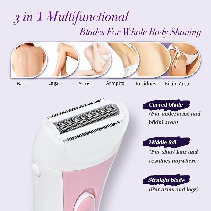 DazzelFlex Women's Rechargeable Double Shaver - Image 5