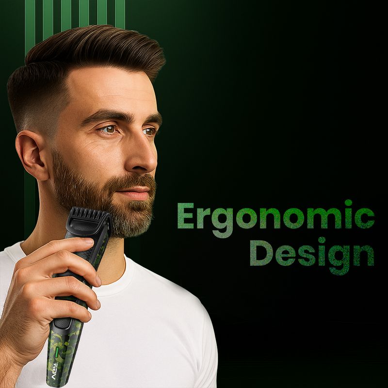 VGR V-053 Camouflage Rechargeable Hair Clipper - Image 5