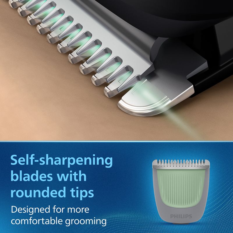 PHILIPS MG3911/15 Fully Waterproof Trimmer 60 min Runtime 5 Length Settings (Grey) - Image 4