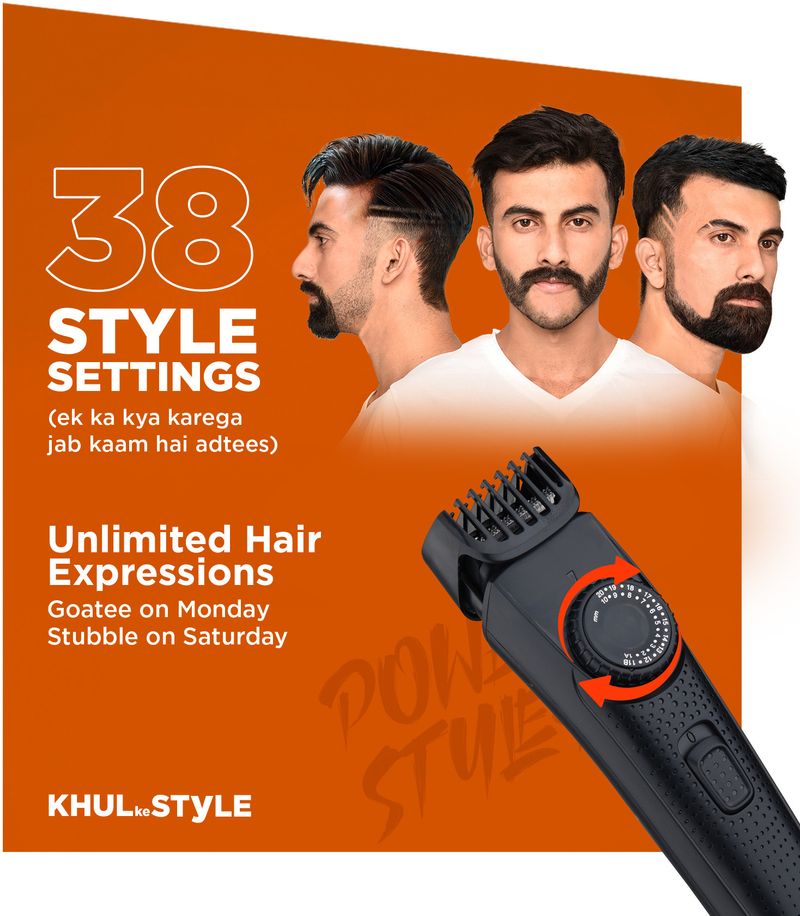 BOMBAY SHAVING COMPANY Flash Charging Men Beard Trimmer 120 min - Image 5