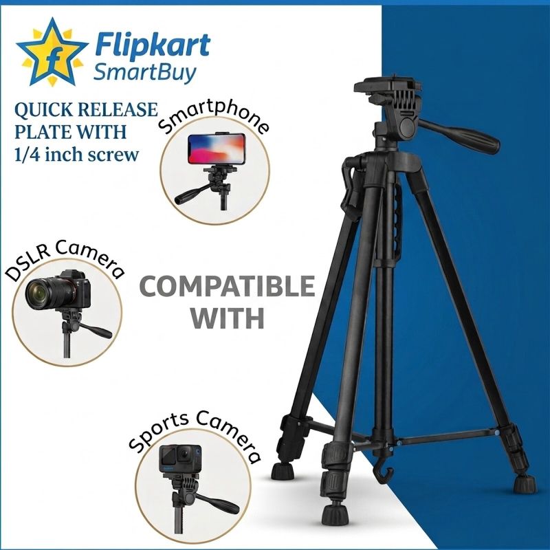 Flipkart SmartBuy 360 degree Adjustable Tripod Stand - Image 5