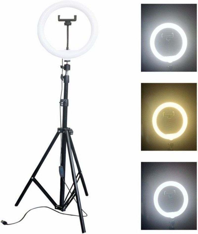 Meraki Wonder Black Tripod Stand with Ring Light - Image 2