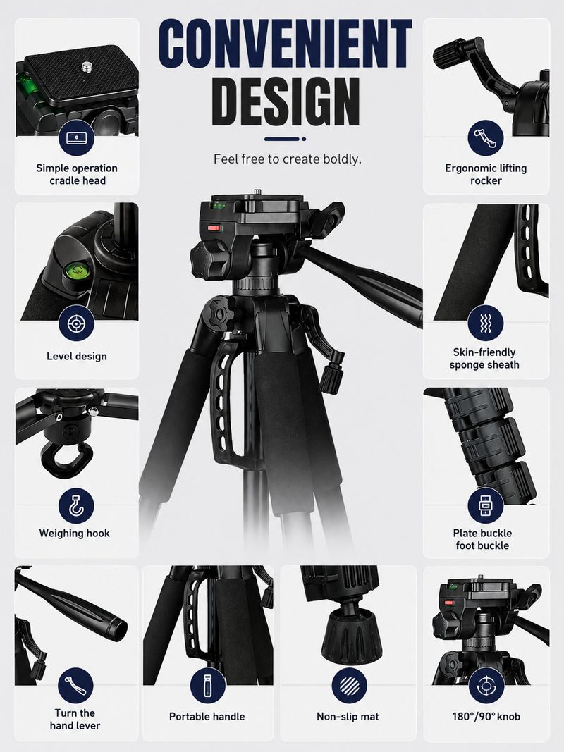 NAFA NX-07 Naxo 72 Inch Tripod - Image 4
