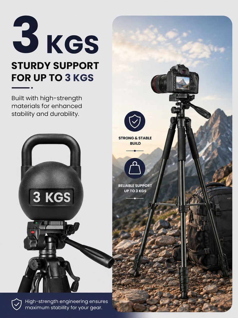 NAFA NX-07 Naxo 72 Inch Tripod - Image 5