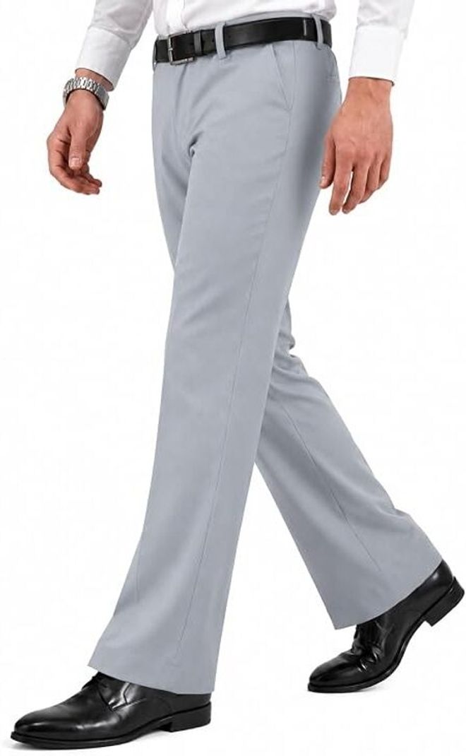 G Fashion Men Slim Fit Grey Modal Trousers - Image 3