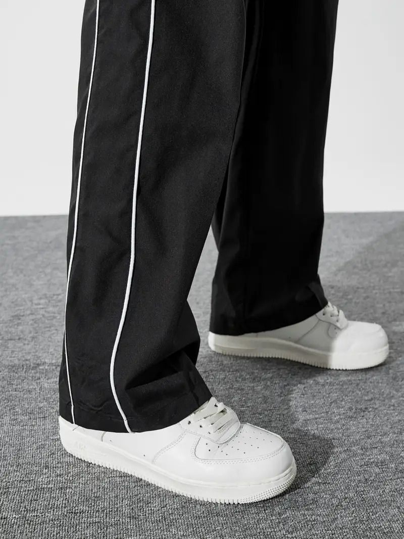 Lexrex Men Black Cotton Blend Trousers - Image 4