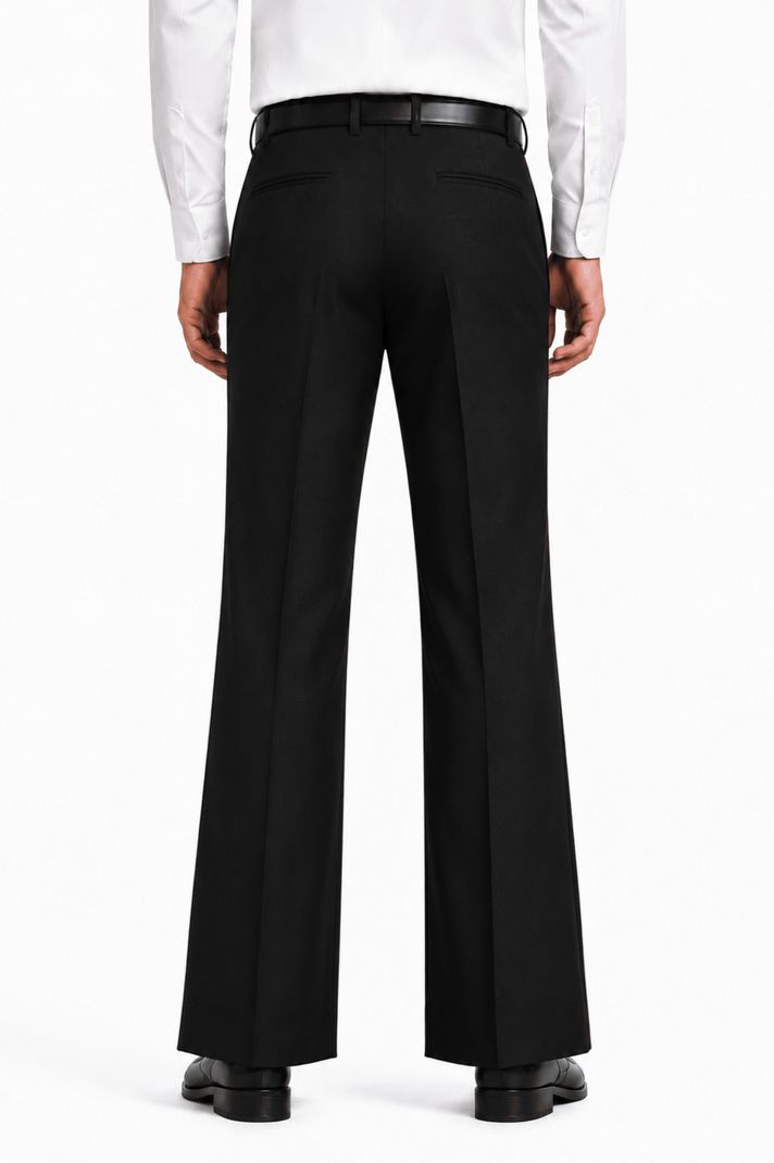 The Pant Lab Men Black Lycra Blend Trousers - Image 5