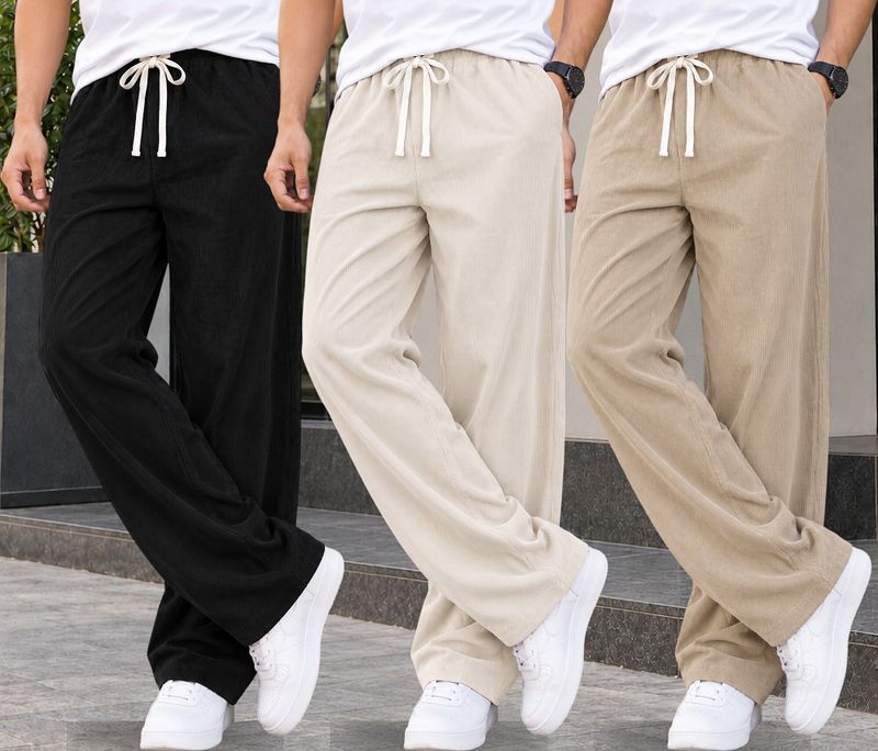 METRONAUT Men Multicolor Cotton Blend Trousers - Image 2
