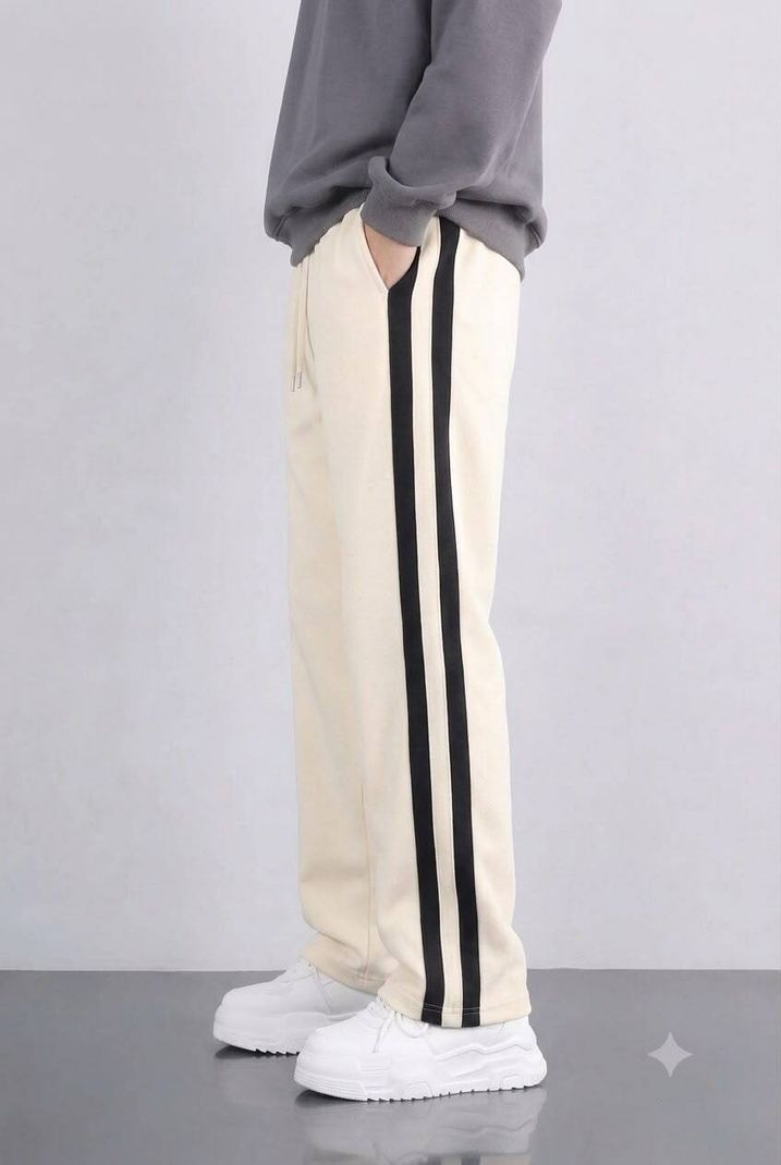 KEESUN Men 2-Pack Black, Beige Trousers - Image 5