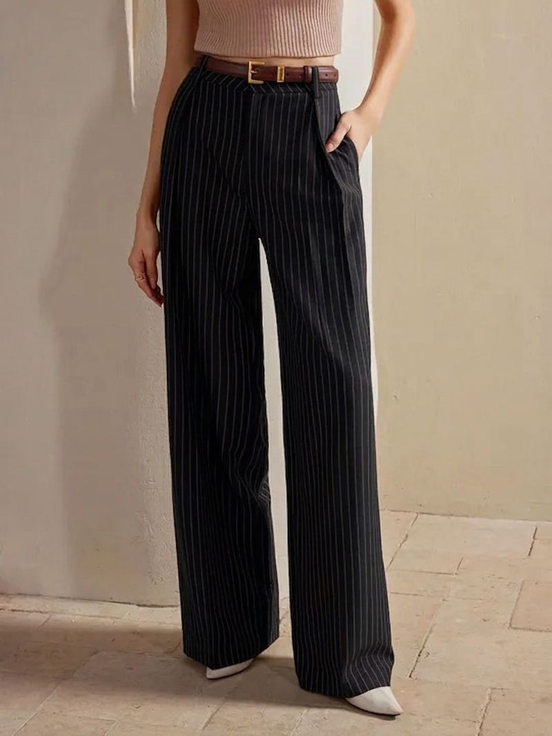 KOTTY Women Black Viscose Rayon Trousers - Image 5