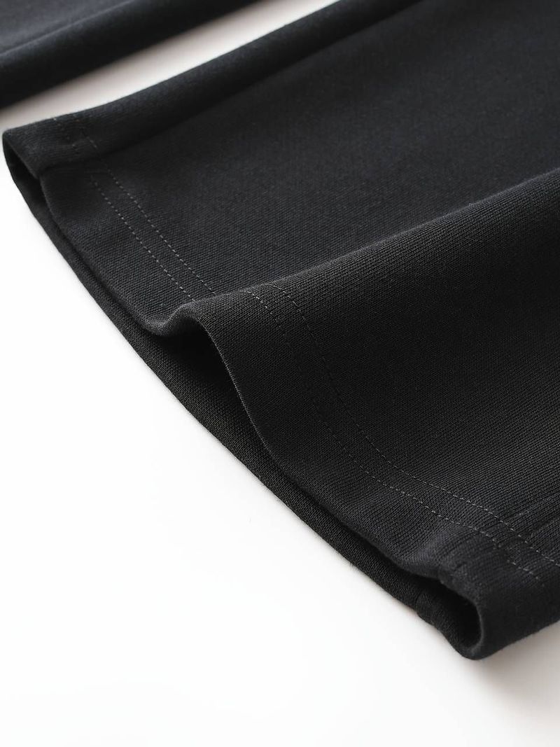 WEVOK WEAR Men Relaxed Black Cotton Blend Trousers - Image 4