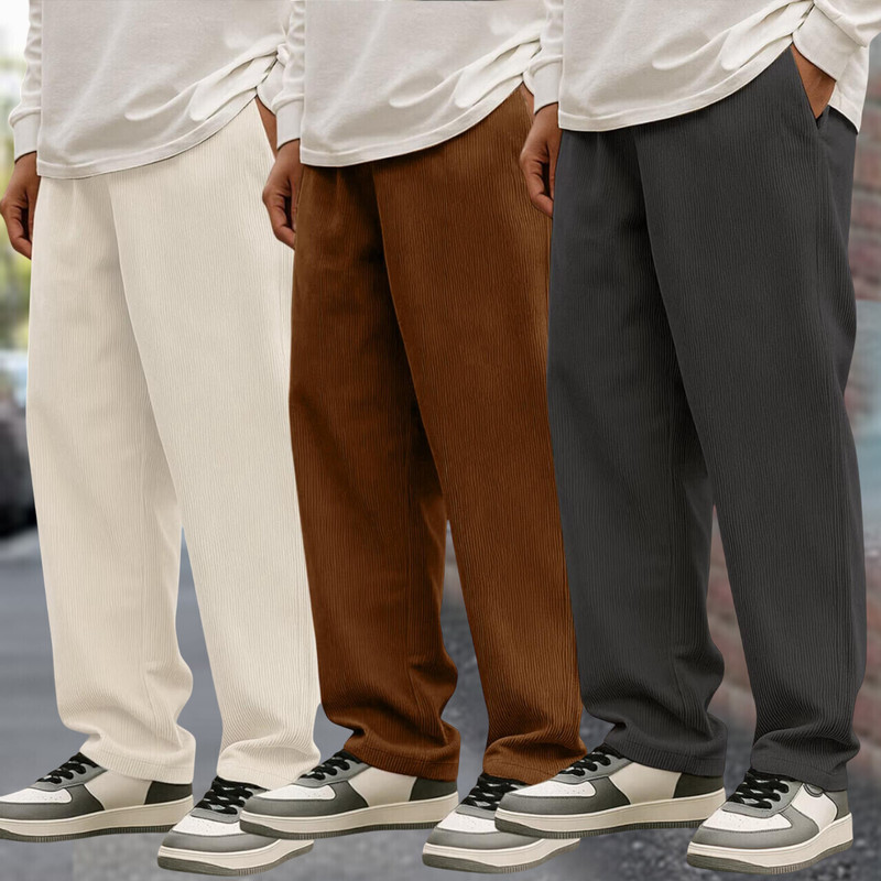 metronaut relaxed men multicolor cotton blend trousers