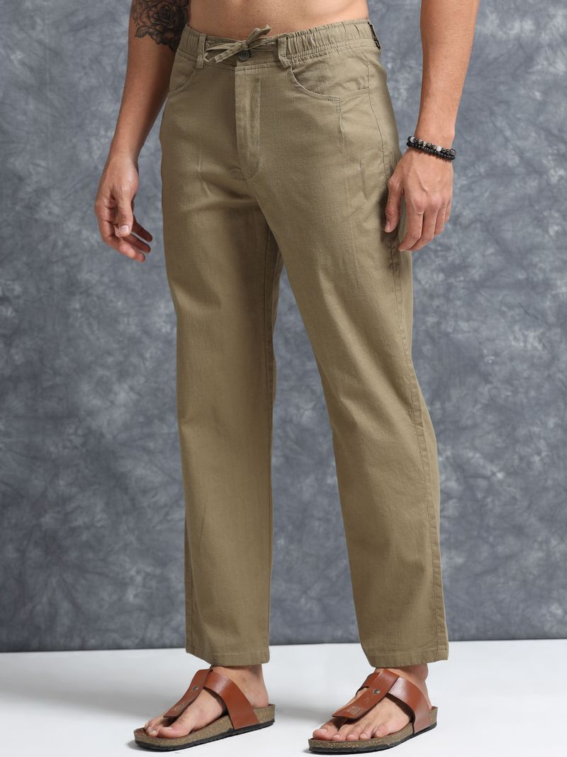 Bellaciao Clothings Co Bellaciao Men Relaxed Light Green Linen Blend - Image 4