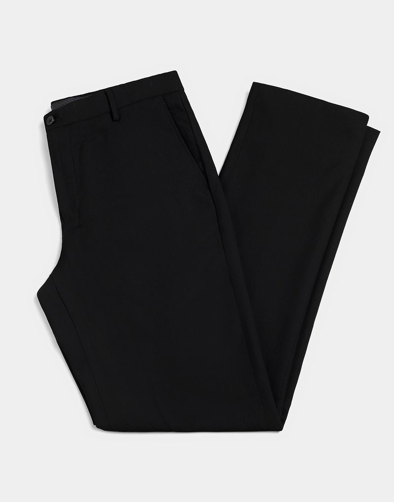 Blackberrys Men Slim Fit Black Polyester Trousers - Image 6