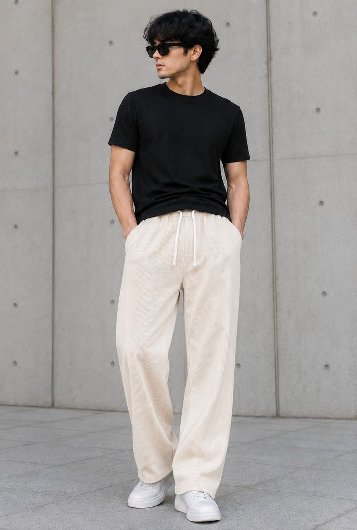 METRONAUT Men Multicolor Cotton Blend Trousers - Image 3