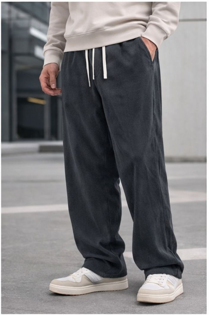 METRONAUT Men Grey Cotton Blend Trousers - Image 2