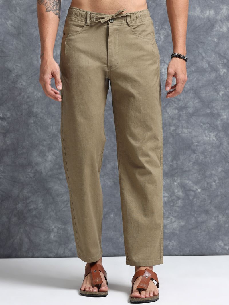 Bellaciao Clothings Co Bellaciao Men Relaxed Light Green Linen Blend - Image 2