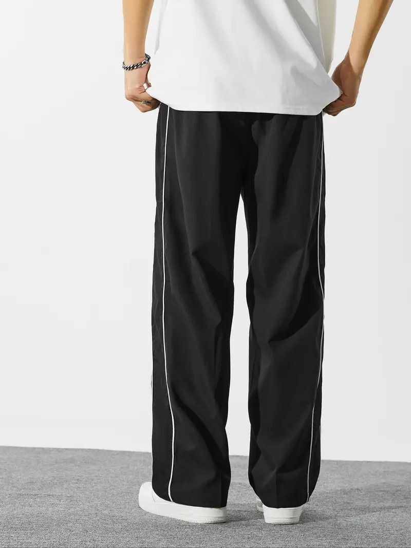 Lexrex Men Black Cotton Blend Trousers - Image 3