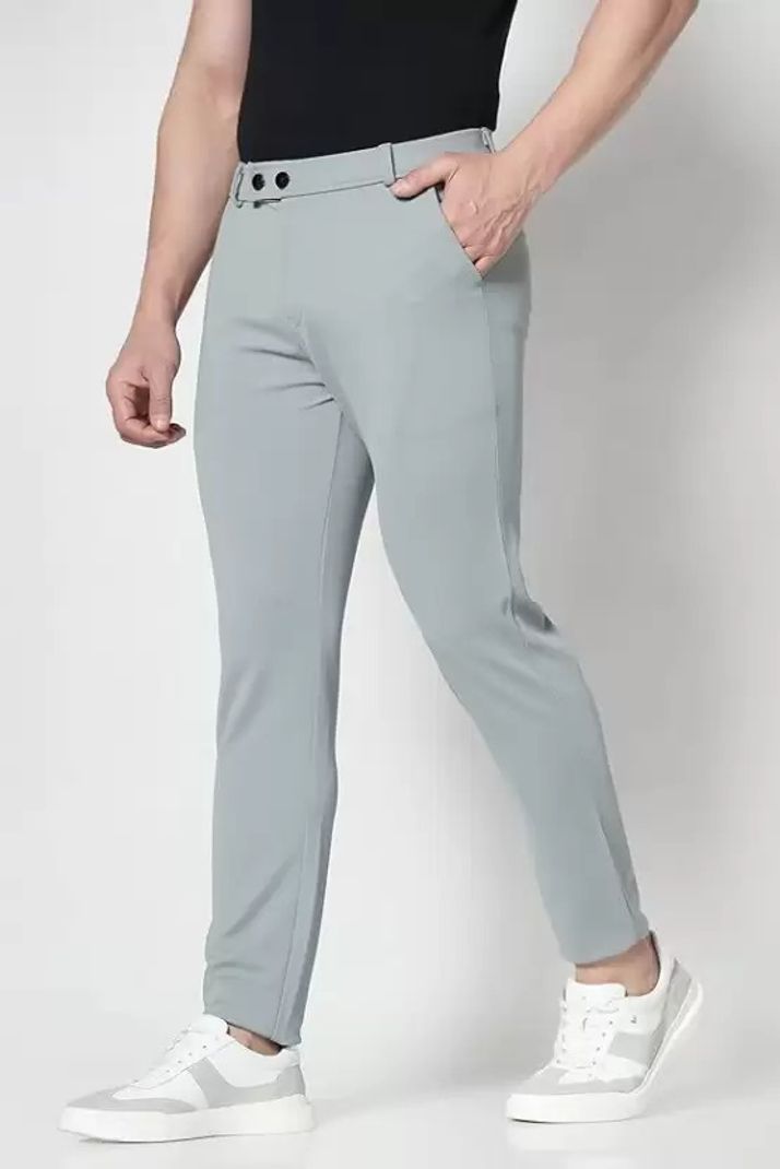 kevaens Men Regular Fit Solid Spread Collar Shirt - Image 4