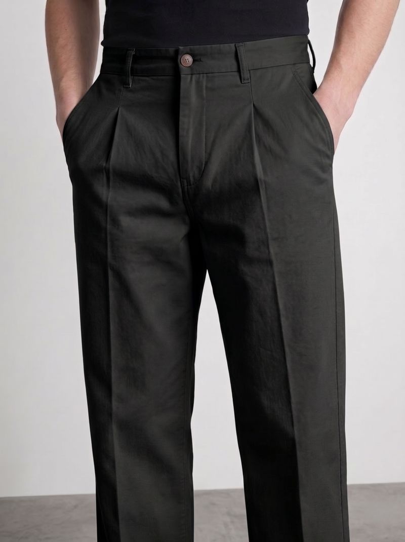 Roadster Men Black Cotton Trousers - Image 4
