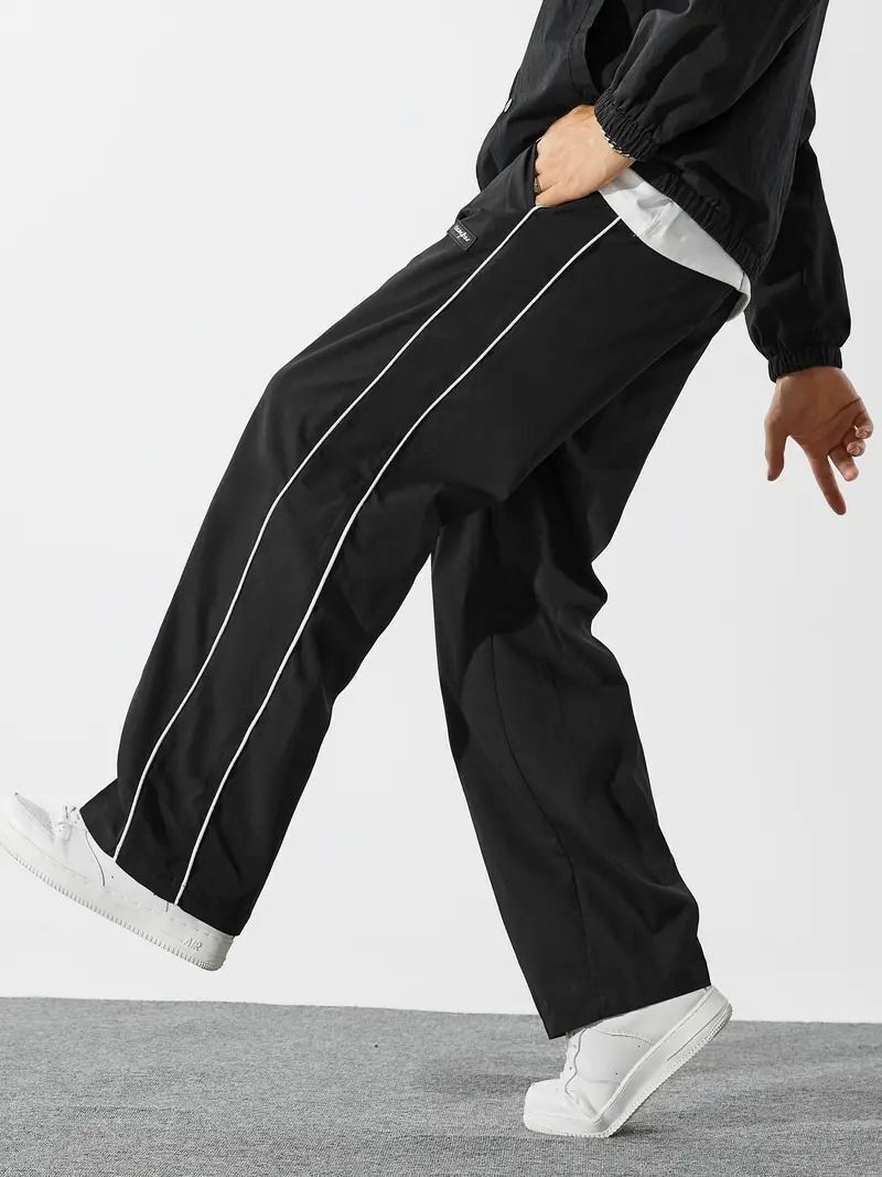 Lexrex Men Black Cotton Blend Trousers - Image 5