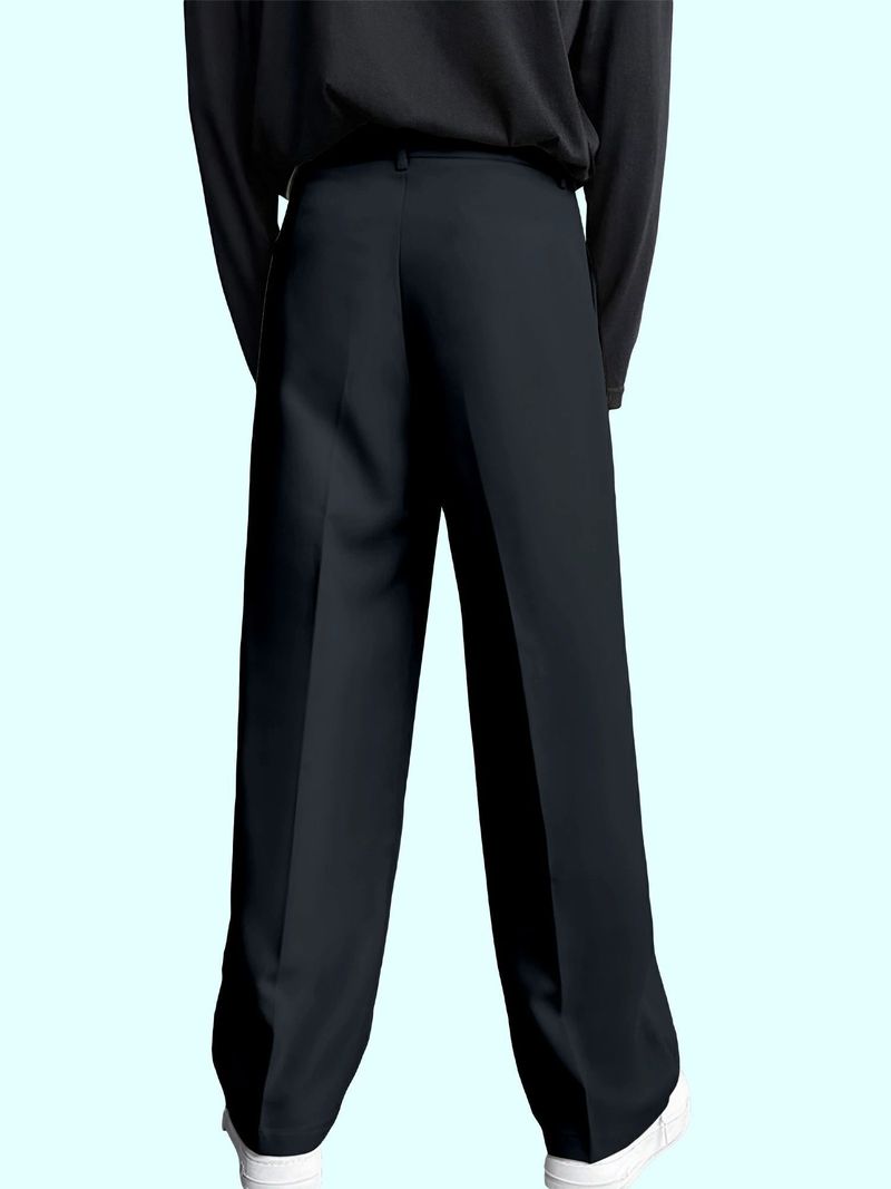 FTX Men Relaxed Grey Lycra Blend Trousers - Image 4