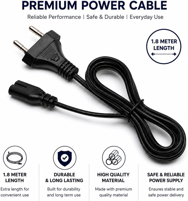 Swastik Bloom TV-out Cable 1.8m Black - Image 3