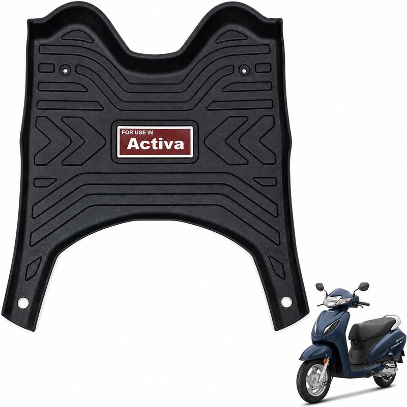 TA 7D Anti-Skid Rubber Foot Mat for Honda Activa 6G - Image 2
