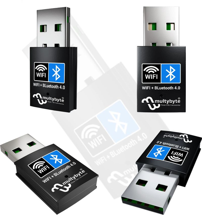 Multybyte Wi-Fi & Bluetooth USB Adapter 4.0 - Image 3