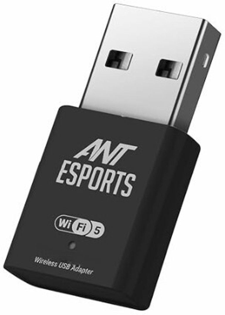 Ant Esports AE600B 600Mbps WiFi+Bluetooth USB 2.0 Mini Dongle Desktop Laptop PC 2.4/5GHz AC USB Adapter