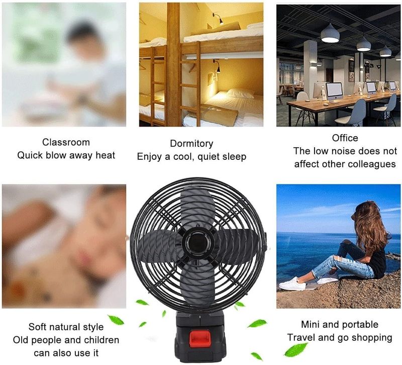 Care 4 Rechargeable Lithium Battery Fan - Image 5
