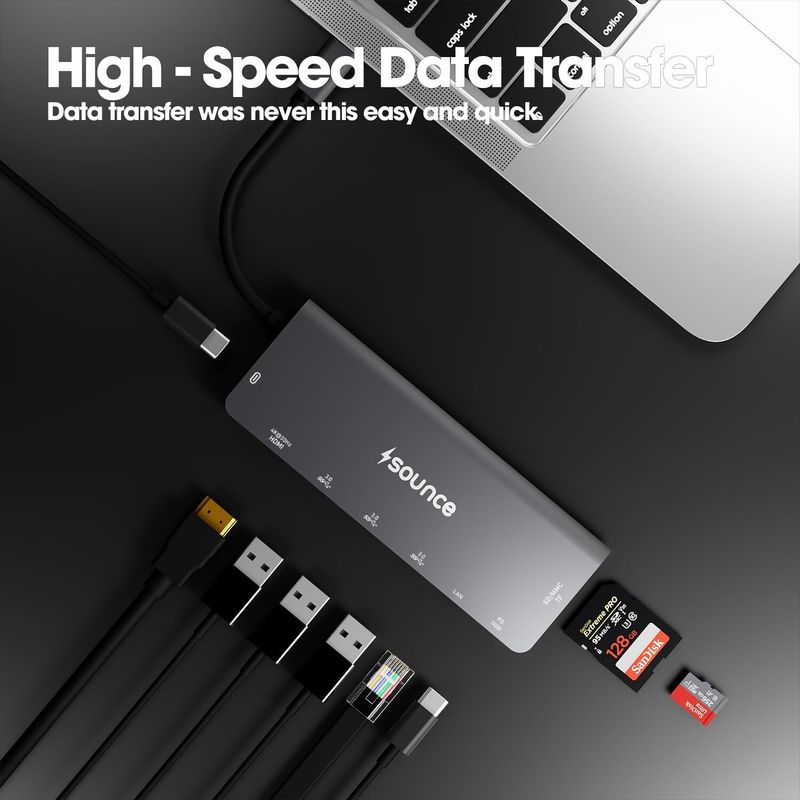 sounce 9 in 1 USB Type C Hub - Image 6