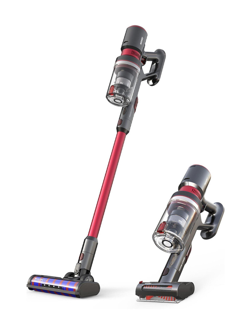 AGARO Supreme Cordless Vacuum Cleaner 400W Brushless Motor, 25 kPa Suction Power, 3 Adjustable Suction Modes, Adjustable Head, Bagless Dry Vacuuming, 