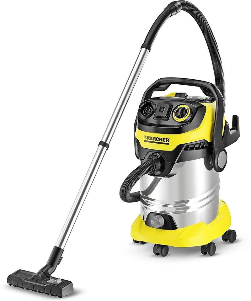 karcher wd 6 p premium wet dry multi purpose vacuum cleaner yellow black 1 348 270 0