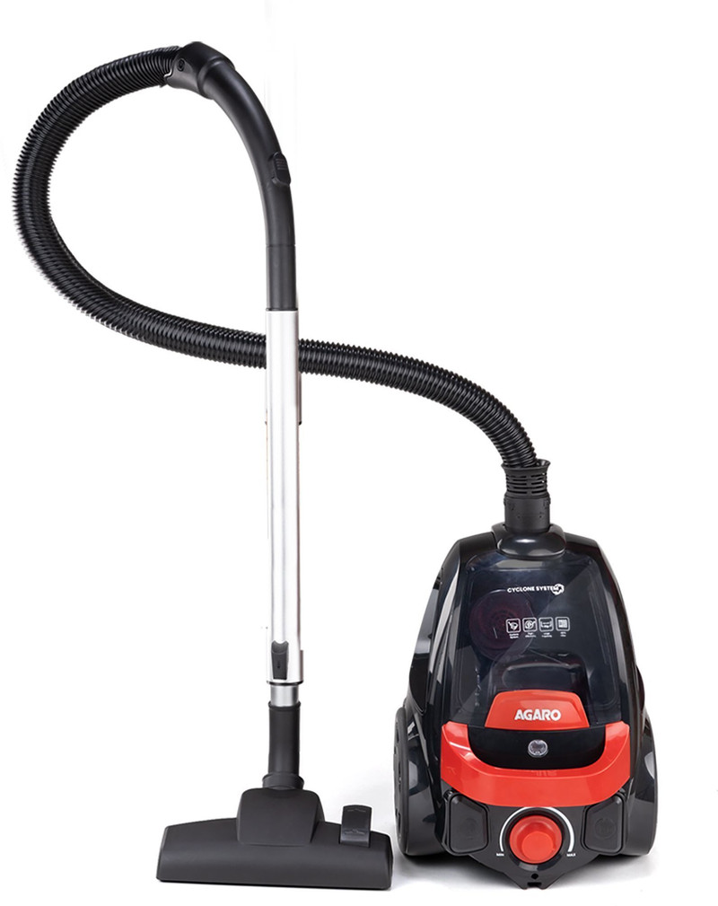 agaro icon bagless dry vacuum cleaner up 24 kpa variable suction cyclonic technology
