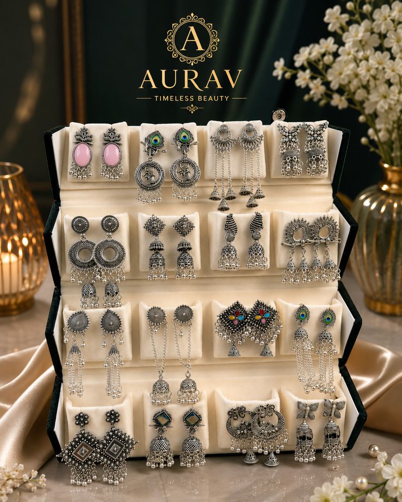 Aurav Premium 16 Pair Earring Organizer - Image 2
