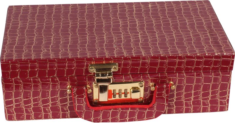 N A PURSE Wooden Two Rod Bangle Storage Box (Maroon) - Image 3