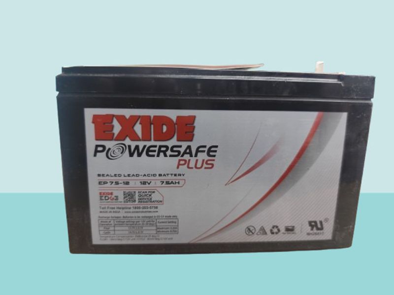 EXIDE NETSYS 12v 7.5Ah Sealed Maintenance Free Battery - Image 2
