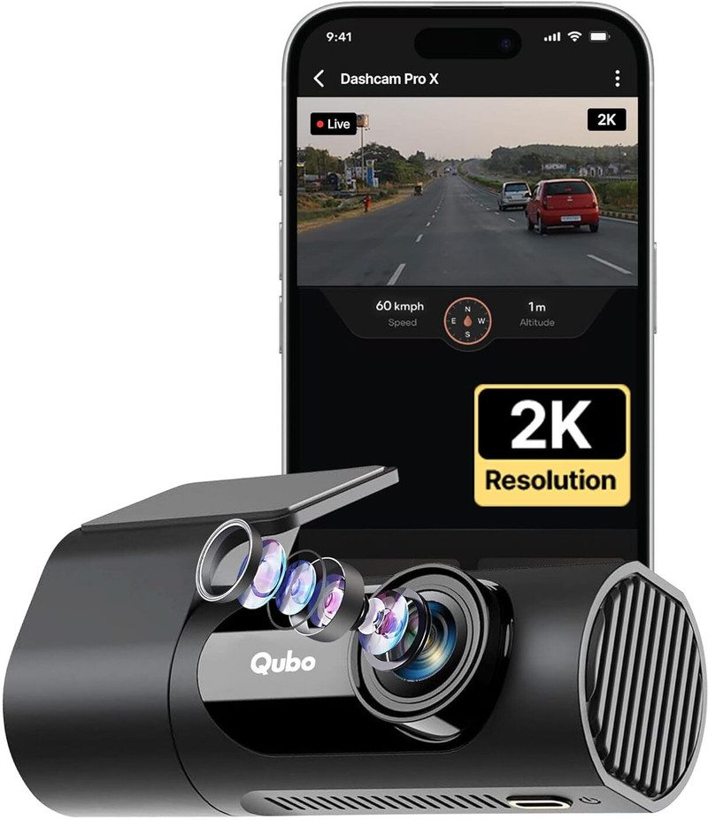 Qubo Smart Dashcam Pro X In-car Camera System